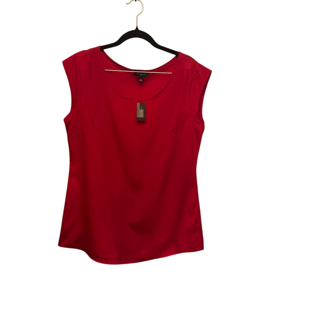 The Limited Red Sleeveless Blouse Vibrant Style